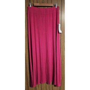 JJ Winks Womens Size Large NWT Must Have Maxi Skirt Pink Modal Lounge Stretch